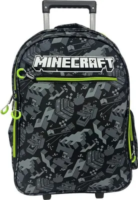 Produktbild von Minecraft-Schulrucksack auf Rädern-Sama Terra