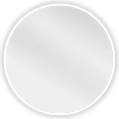 Obrázek produktu pro Mexen Loft kulaté koupelnové zrcadlo 50 cm, bílý rám - 9850-050-050-000-20