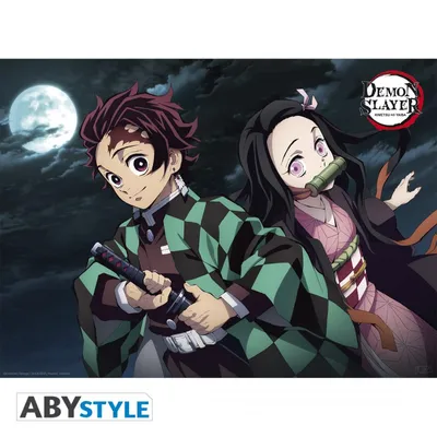 Produktbild von Poster Demon Slayer Tanjiro and Nezuko 52x38cm