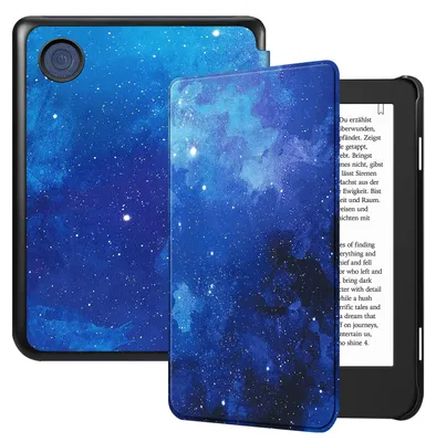 Produktbild von Fintie Hülle für Tolino Shine Color/Shine 5/4 & Kobo Clara Colour/Clara BW/2E eReader - Ultradünne Hülle mit Auto Schlaf/Wach und Magnetverschluss, Sternenhimmel