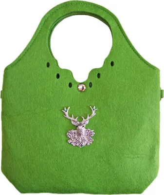 Produktbild von Trachten Handtasche "Shopper" mit Hirsch | Grün
