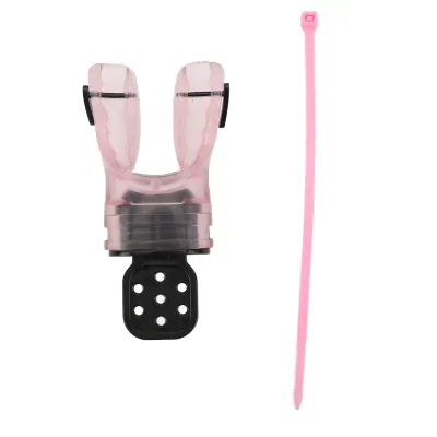 Produktbild von Silikon-Mundstück, Komfortables Tauchschnorchel-Mundstück, Thermoplastisches Biss-Mundstück, Zweite Stufe für Tauchen (Schönes Rosa)