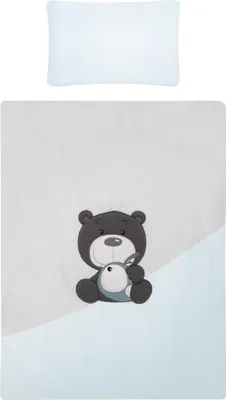 Produktbild von 3-teilige Bettwäsche Belisima LILO & LU 100/135 türkis