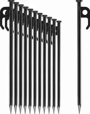 Produktbild von Stabile Stahl Zeltheringe 30cm, 12 Stück, Outdooranker