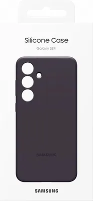 Immagine prodotto di Custodia in silicone Samsung S24 viola scuro (viola scuro)