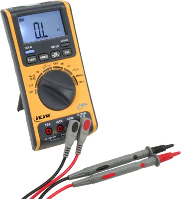 Produktbild von InLine Multimeter 5-in-1, Digitales Multimeter, 0.0001 - 600 V, 0,001 - 600 V, 0,001 - 10 A, 0,001 - 10 A, 0,001 - 200 kHz