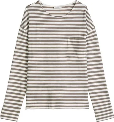 Produktbild von Jersey T-Shirts Longsleeve 1840 Medium Brown_Multi_04 Größe S