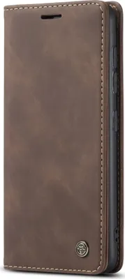 Produktbild von Caseme 013 Handyhülle für Samsung Galaxy S20, Klapphülle mit Brieffachfunktion – Braun