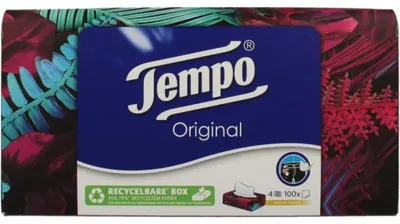 Productafbeelding van Tempo 830489 Tempo Taschentücher Original 100 Tücher