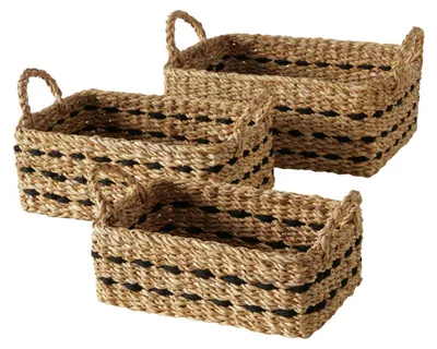 Produktbild von Geflochtene Körbe BOKAR 3er-Set