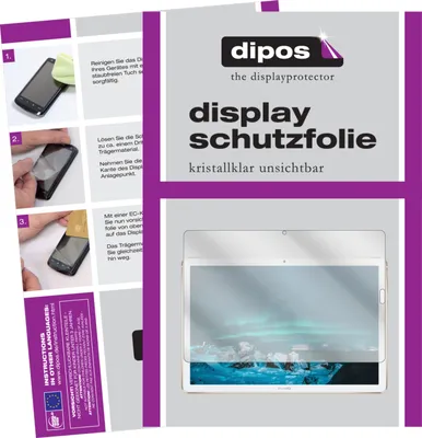 Produktbild von 2x Schutzfolie für Huawei MediaPad M6 10.8 Zoll klar Displayschutzfolie Folie Display Schutz dipos
