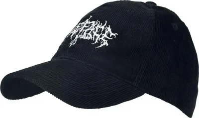 Produktbild von Paleface Swiss Cap Uni Logo Cord Cap schwarz/weiß Standard
