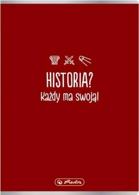 Zdjęcie produktu dla Notatnik A5 60 kartek "Historia" - idealny towarzysz do zapisków, notatek i historii Twojego życia. Klasowy design, trwałe kartki i łatwość w użyciu.