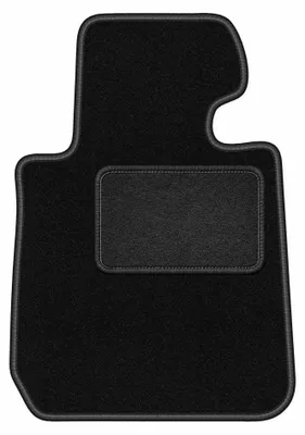 Image de Tapis conducteur en moquette pour BMW 3 F30 2011-2018 (berline) – 1 pièce, noir, sur mesure – Wielganizator LUX