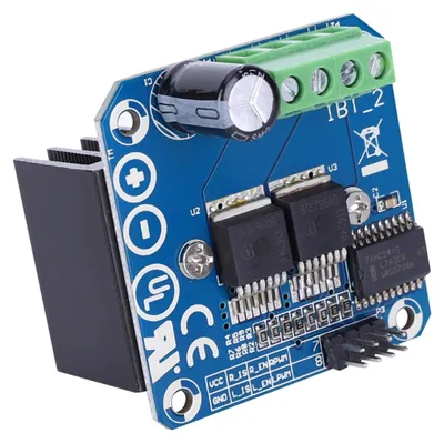 Motortreibermodul, Doppel-H-Brücke, 43 A, 5-V-Isolation
