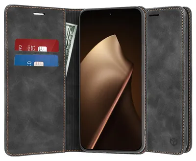 Produktbild von Techsuit – Confy Cover Klapphülle für Xiaomi 15T Pro – schwarz