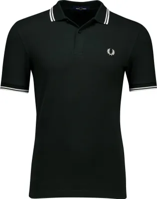 Produktbild von Fred Perry Polo grün einfarbig Baumwolle