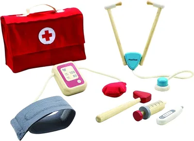 Produktbild von PlanToys Holzspielzeug Arzt-Set