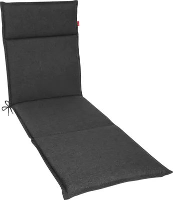 Produktbild von Herlag Liegenauflage Bea für Gartenliege 190x60x4,5cm Anthrazit Wasserabweisend Fleckschutz