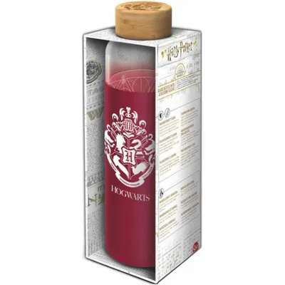 Produktbild von Butelka szklana STOR Harry Potter z silikonowym pokrowcem 585ml na wodę