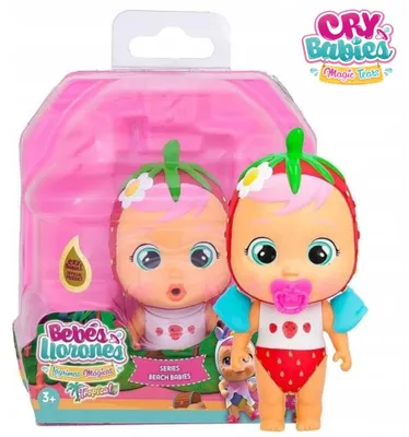 Produktbild von Cry Babies Magic Tears Ella Strand Babypuppe mit Zubehör