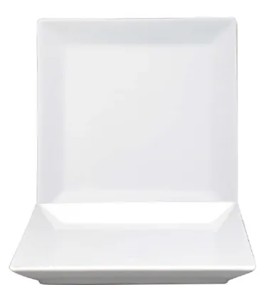 Immagine prodotto di Piatti Kimi White, piatti piani quadrati da 21 cm - 6 pezzi