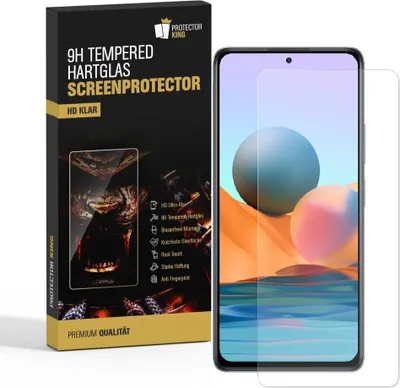 Produktbild von 2x 9H Hartglas für Xiaomi Redmi Note 10 Pro Panzerfolie Displayschutz Glas KLAR Panzerglas Schutzglas Schutzfolie