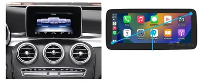 Image de Écran tactile multimédia, intégration smartphone, compatibilité avec les appareils mobiles, 123 pouces NTG50