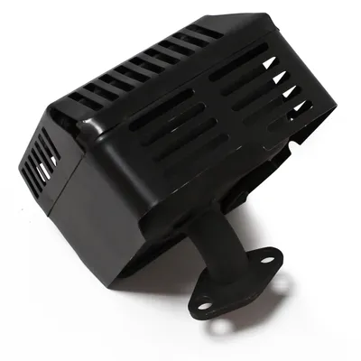 Obrázek produktu pro Wiltec tlumič hluku pro motor Strong 6,5 hp - náhradní díl pro benzínový motor - jednoválec pro malé stroje a motokáry, 4-taktní motor a časování ventilů OHV