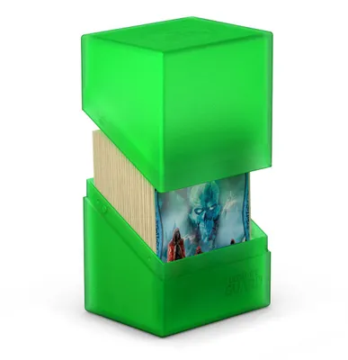 Zdjęcie produktu dla Etui Ultimate Guard Boulder Deck na karty w rozmiarze 80+ Standard, kolor szmaragdowy