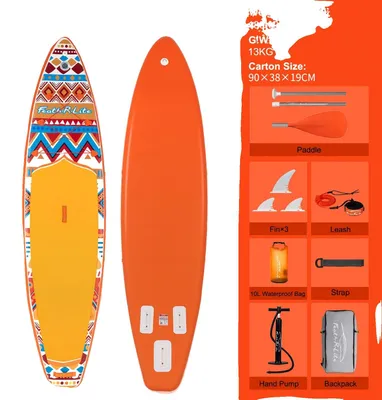 Imagen del producto de Tabla de paddle inflable, superficie antideslizante, bolsa de transporte portátil, modelo SUPFR18A