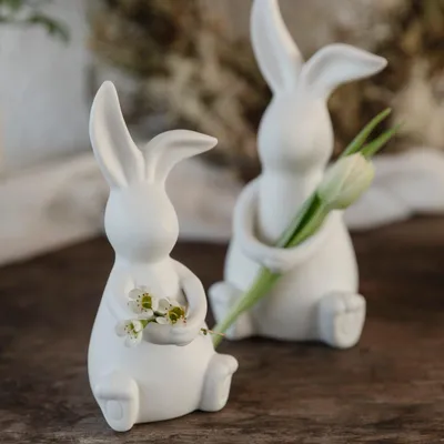 Produktbild von Storefactory Hase ELIAS M weiß | 7x7x16 cm