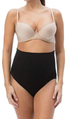 Productafbeelding van RelaxMaternity 5202 (zwart, XXL) Ondersteunende, figuurcorrigerende postnatale slip - 4 stuks