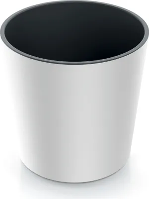 Produktbild von Kvetináč NURBI ROUNDED biely 25 cm