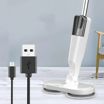 Produktbild von AIORBER Saug und Wischroboter Trocken Nass Touch Bedienung USB 1000Pa für Hartböden Wohnungen bis 120 m² Weiß
