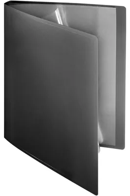 Produktbild von FSY Sichtbuch flexibel, 40 Hüllen, A4, PP schwarz, 1 Stück