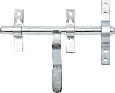 Image de Verrou vervelle porte-cadenas BOURG MERMIER Zinc blanc - Ø 16 mm - M-442163