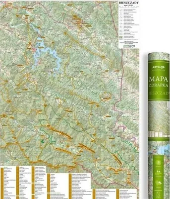Immagine prodotto di Bieszczady - Mappa grattata, 1:75 000 ArtGlob