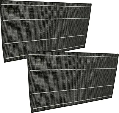 Produktbild von vhbw 2x Aktivkohlefilter kompatibel mit Sharp KC-A60EUW Luftreiniger - Luftfilter Schwarz
