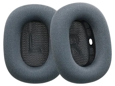 Produktbild von kwmobile 2x Ohrpolster für Apple AirPods Max / AirPods Max 2 Polster - Ersatz Kopfhörer Polster aus Mesh für Over Ear Headphones Blau