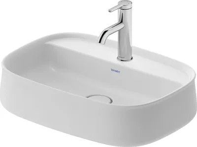 Produktbild von Duravit Zencha Aufsatzbecken 550 mm, ein Hahnloch, 2374553271