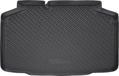 Image de Tapis De Coffre en Caoutchouc TPE Pour Skoda Kamiq Depuis 2019, Bord Haut, Noir, Antidérapant, Toutes Saisons