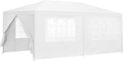 Produktbild von Famanu Partytent 6x3m - Wasserfestes Pavillon mit Seitenwänden