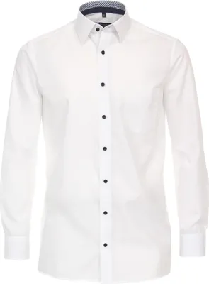 Produktbild von CASAMODA Herren Businesshemd Langarm Kent Comfort-Fit Weiß 44