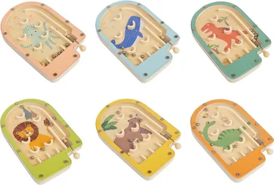 Produktbild von BigJigs Holz-Flipperkastenspiel Spielzeug - klassisches Arcade-Spiel