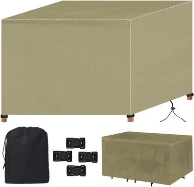 Produktbild von Famanu Abdeckung rechteckig 200 x 160 x 80 cm - Wasserdicht und winterfest