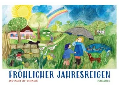 Obrázek produktu pro Postkartenbuch 'Fröhlicher Jahresreigen'