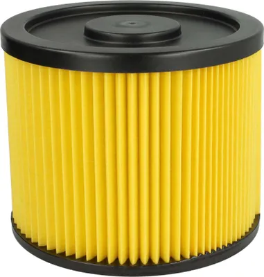 Produktbild von vhbw Faltenfilter kompatibel mit Lidl Parkside PNTS 1400 B1, 1400 C1, 1400 D1, 1400 E2, 1400 F2, 1500 A1, 1500 B2 Staubsauger - Patronenfilter Gelb