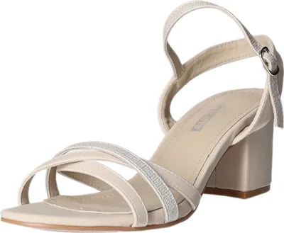 Produktbild von living UPDATED Damen-Sandalette Beige, Farbe:beige/schlamm, EU Größe:39
