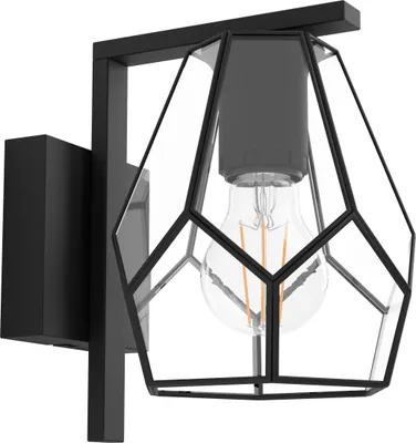 Produktbild von MARDYKE Wand-/Deckenleuchte Lampe Beleuchtung - L14,5 x H20,5 x AL19,5cm - schwarz - 1X40W exkl. - IP20